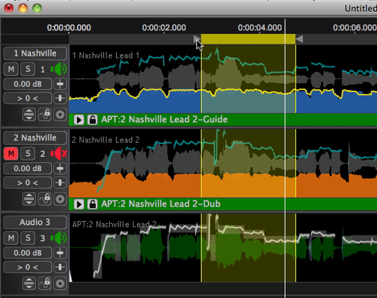 Playback Range Selected